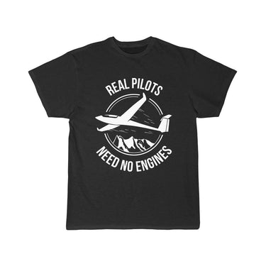 REAL PILOTS NEED NO ENGINES SOARING SOARING ESSENTIAL T-SHIRT THE AV8R